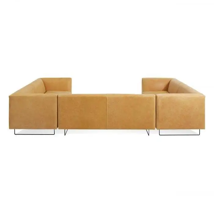 BONNIE & CLYDE U-SHAPED SECTIONAL LEATHER SOFA 4 BONNIE & CLYDE U-SHAPED SECTIONAL LEATHER SOFA - Image 4