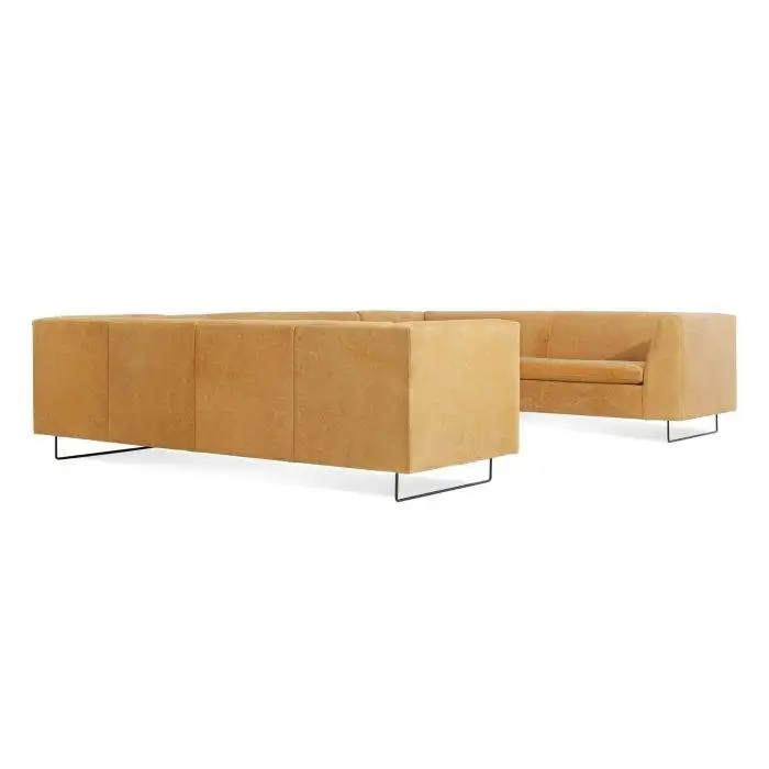 BONNIE & CLYDE U-SHAPED SECTIONAL LEATHER SOFA 3 BONNIE & CLYDE U-SHAPED SECTIONAL LEATHER SOFA - Image 3