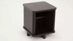 TAMBOUR SIDE TABLE -Cheap Chairs Shop 3020 618 par 3 end tables tambour end table black detail 02 700x393 1