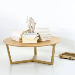 TRIPOD COFFEE TABLE -Cheap Chairs Shop 50530 Oak tripod coffee table 1 700x700 1