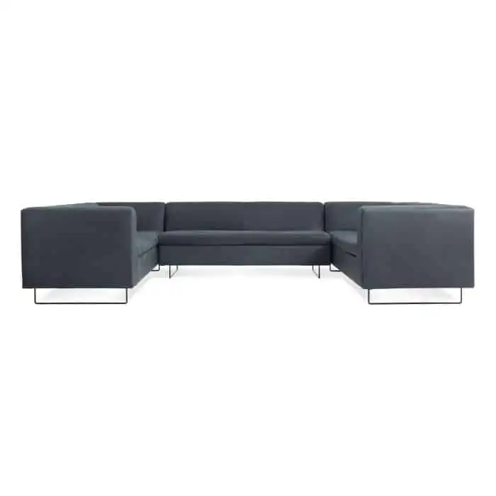 BONNIE & CLYDE U-SHAPED SECTIONAL LEATHER SOFA 5 BONNIE & CLYDE U-SHAPED SECTIONAL LEATHER SOFA - Image 5