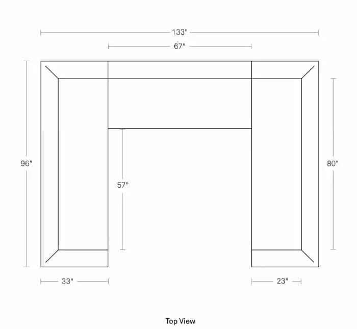 BONNIE & CLYDE U-SHAPED SECTIONAL LEATHER SOFA 8 BONNIE & CLYDE U-SHAPED SECTIONAL LEATHER SOFA - Image 8