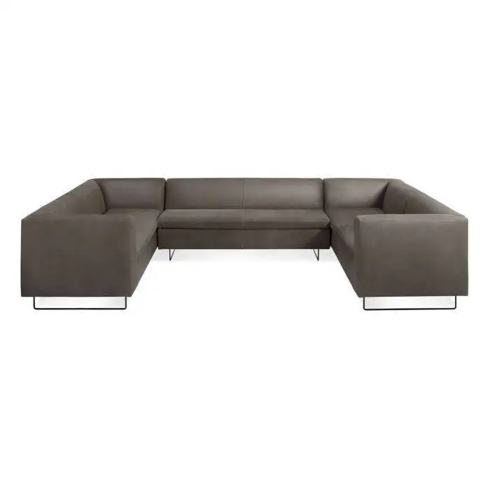 BONNIE & CLYDE U-SHAPED SECTIONAL LEATHER SOFA 6 BONNIE & CLYDE U-SHAPED SECTIONAL LEATHER SOFA - Image 6
