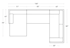 SUNDAY L SECTIONAL SOFA W/ CHAISE -Cheap Chairs Shop Lchaise 700x483 1