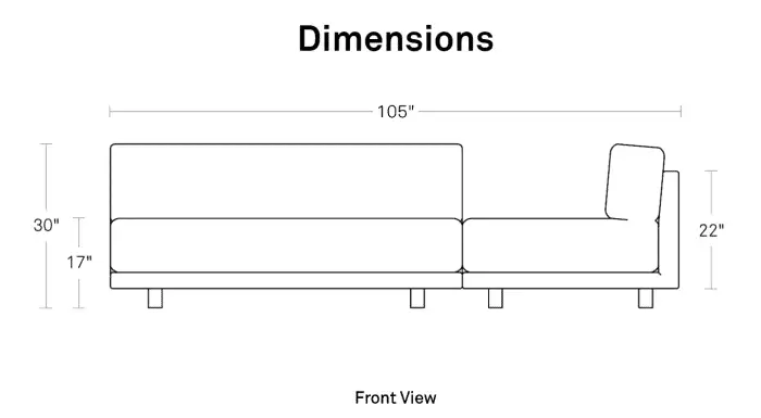 SUNDAY L SECTIONAL SOFA – SMALL 3 SUNDAY L SECTIONAL SOFA – SMALL - Image 3