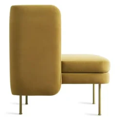 BLOKE LOUNGE CHAIR 8 BLOKE LOUNGE CHAIR -Cheap Chairs Shop bl1 lngchr oc sidelow bloke lounge chair velvet ochre 700x700 1