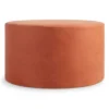 BUMPER LARGE LEATHER OTTOMAN