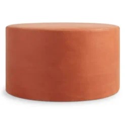 BUMPER LARGE LEATHER OTTOMAN