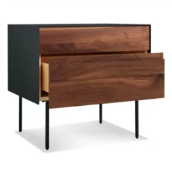 CLAD NIGHTSTAND -Cheap Chairs Shop cd1 ntdstd wl clad nightstand walnut oblivion 34 open.2x 3 700x700 1