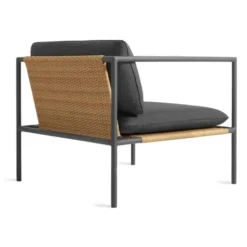 DOG DAYS OUTDOOR LOUNGE CHAIR -Cheap Chairs Shop dg1 lngchr cl 34backlow dog days outdoor lounge chair sunbrella coal black 700x700 1