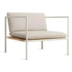 DOG DAYS OUTDOOR LOUNGE CHAIR -Cheap Chairs Shop dg1 lngchr ln 34frontlow dog days outdoor lounge chair sunbrella linen white 700x700 1