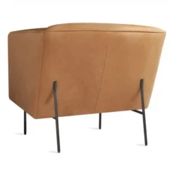 DANDY LOUNGE CHAIR 12 DANDY LOUNGE CHAIR -Cheap Chairs Shop dn1 lngchr ca 34 rear dandy leather lounge chair camel 700x700 1