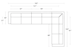 NEW STANDARD SECTIONAL SOFA – LARGE -Cheap Chairs Shop fabr2 700x505 1