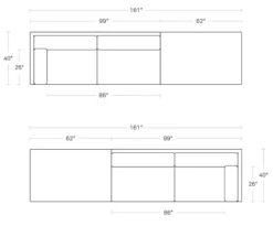 SUNDAY LONG AND LOW SECTIONAL SOFA -Cheap Chairs Shop low2 700x582 1