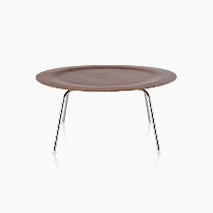 Eames Molded Plywood Coffee Table Metal Base 1 Eames Molded Plywood Coffee Table Metal Base