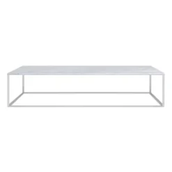 MINIMALISTA LARGE COFFEE TABLE -Cheap Chairs Shop mn1 lcofss mb minimalista large coffee table stainless steel marble 700x700 1