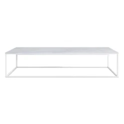 MINIMALISTA LARGE COFFEE TABLE -Cheap Chairs Shop mn1 lcofwh mb minimalista large coffee table white marble 700x700 1