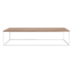 MINIMALISTA LARGE COFFEE TABLE -Cheap Chairs Shop mn1 lcofwh wl minimalista large coffee table white walnut 700x700 1