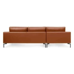 NEW STANDARD LEATHER SOFA W/ CHAISE 8 NEW STANDARD LEATHER SOFA W/ CHAISE -Cheap Chairs Shop ns1 secbkb tf back side new standard right sofa w left chaise toffee leather 1 700x700 1
