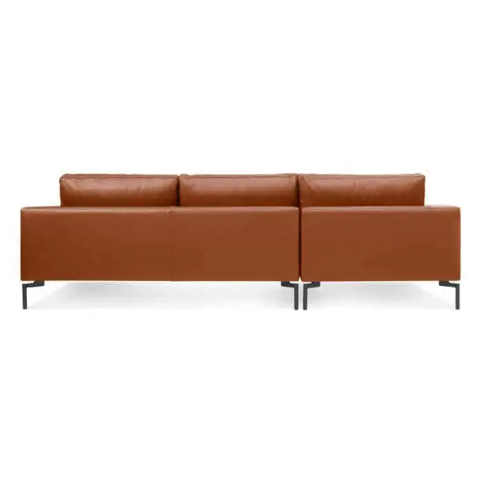 NEW STANDARD LEATHER SOFA W/ CHAISE 3 NEW STANDARD LEATHER SOFA W/ CHAISE - Image 3