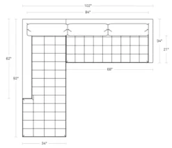PARAMOUNT SECTIONAL SOFA -Cheap Chairs Shop par2 700x602 1