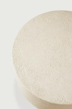 ELEMENTS SIDE TABLE 8 ELEMENTS SIDE TABLE -Cheap Chairs Shop product wf 26410 Elements side table stool microcement off white mushroom det03 WEB