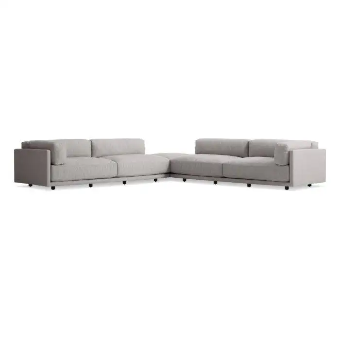 SUNDAY BACKLESS L SECTIONAL SOFA 5 SUNDAY BACKLESS L SECTIONAL SOFA - Image 5