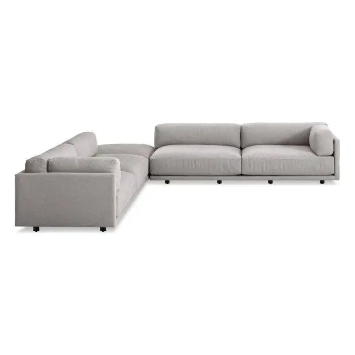SUNDAY BACKLESS L SECTIONAL SOFA 2 SUNDAY BACKLESS L SECTIONAL SOFA - Image 2