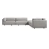 SUNDAY BACKLESS L SECTIONAL SOFA