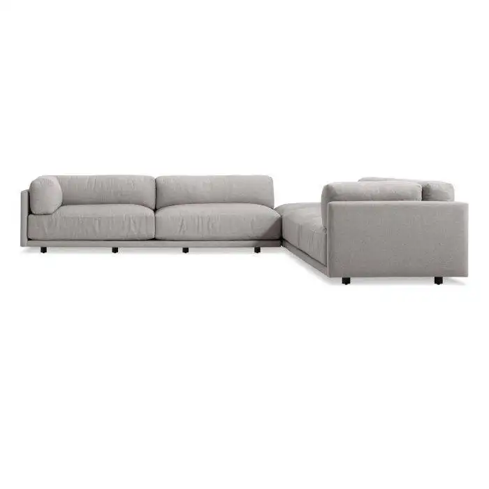 SUNDAY BACKLESS L SECTIONAL SOFA 1 SUNDAY BACKLESS L SECTIONAL SOFA