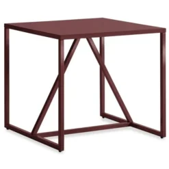 STRUT SIDE TABLE -Cheap Chairs Shop sr1 sidtbl ox 34high strut side table oxblood 700x700 1