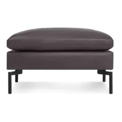 NEW STANDARD LEATHER OTTOMAN