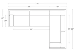SUNDAY L SECTIONAL SOFA -Cheap Chairs Shop sun2 700x495 1
